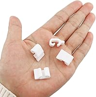 Vista 6 de 10PCS Pet Playpen Lock Bolt Pet Cage Door Lock, blanco