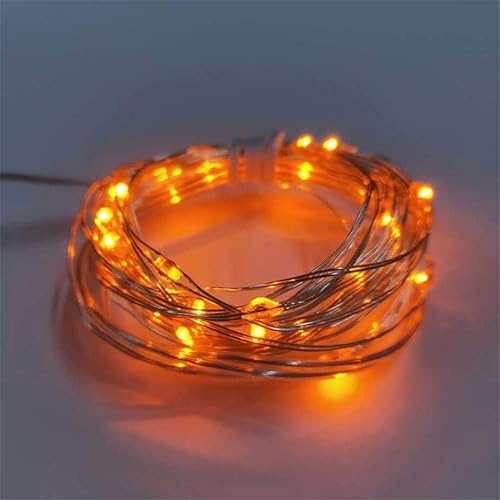 Miniatura 2 de Paquete de 4 luces LED de gota de rocío a pilas, mini luces de hadas para interiores con función de temporizador, para bodas, hogar, fiestas,