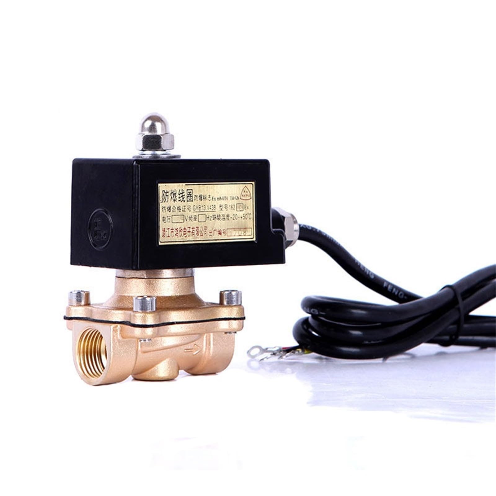 IPNDKBFL DN50 Gas Solenoid Valve 2inch for Normally Closed 1Pcs(110vac,BSP)