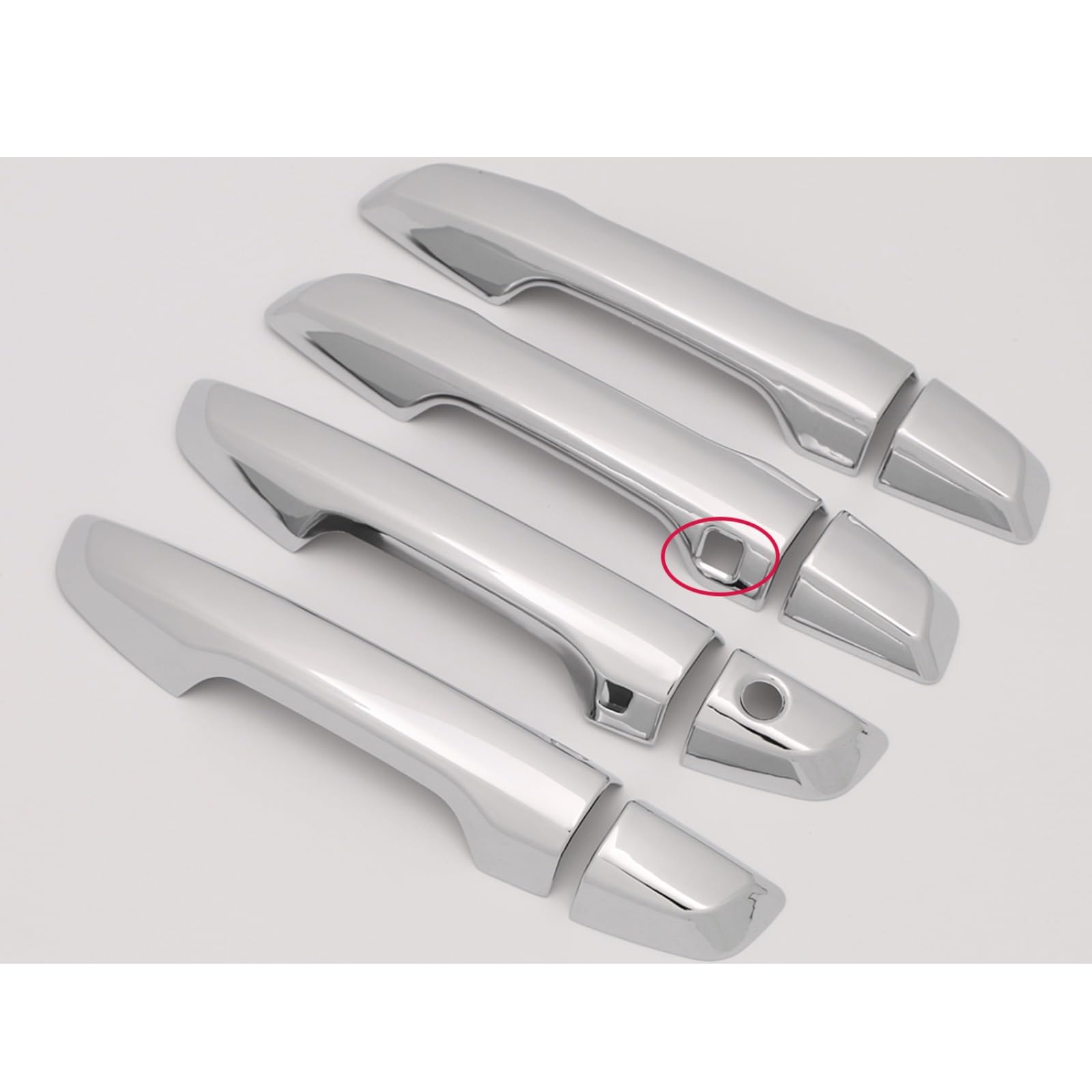 Poignée de porte pour Honda CR-V 2017-2021 chromée argent avec 2 capteurs
