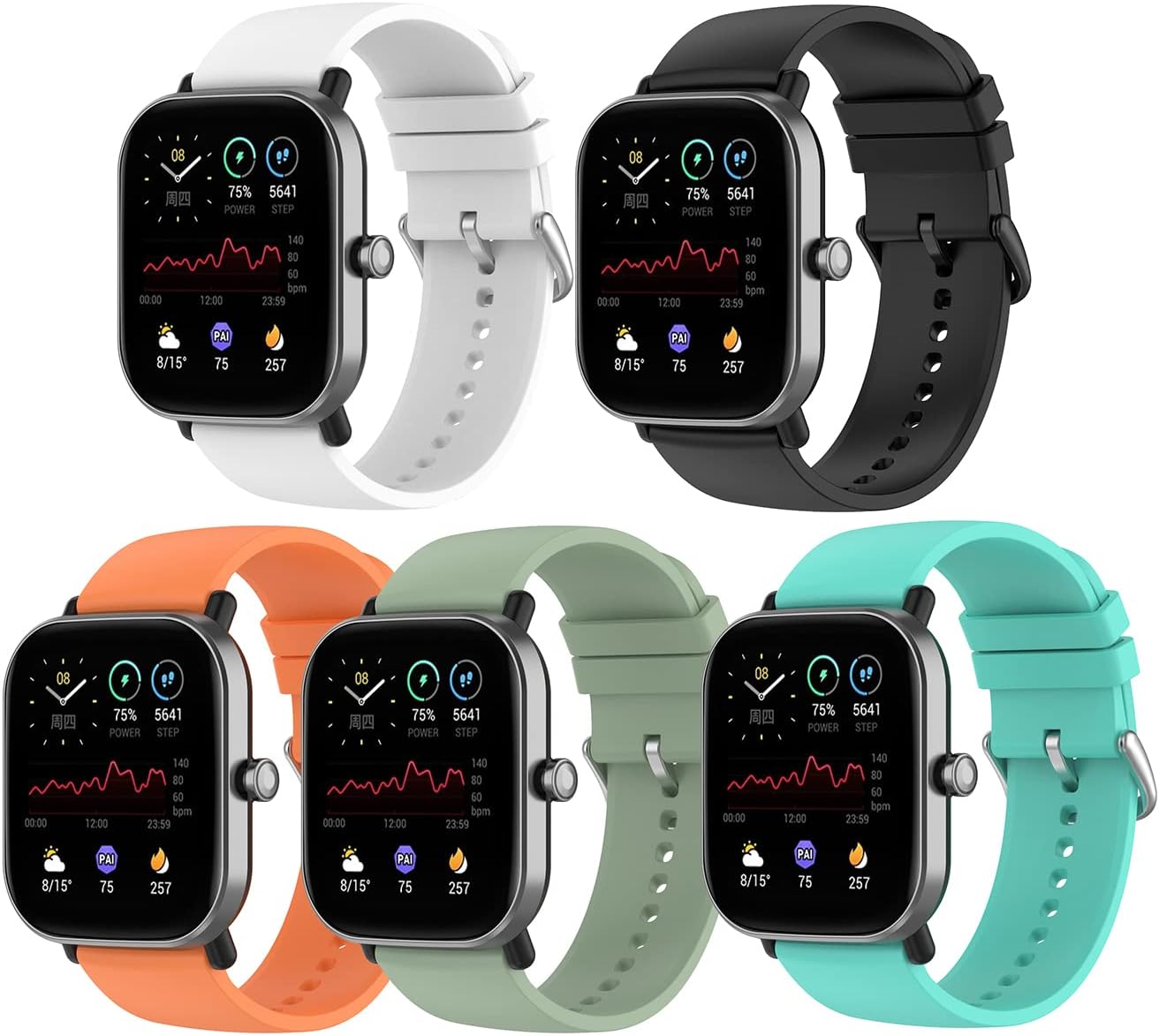 Amazon.co.jp TenCloud Bands Compatible with GloryFit P32E 20mm Wrist