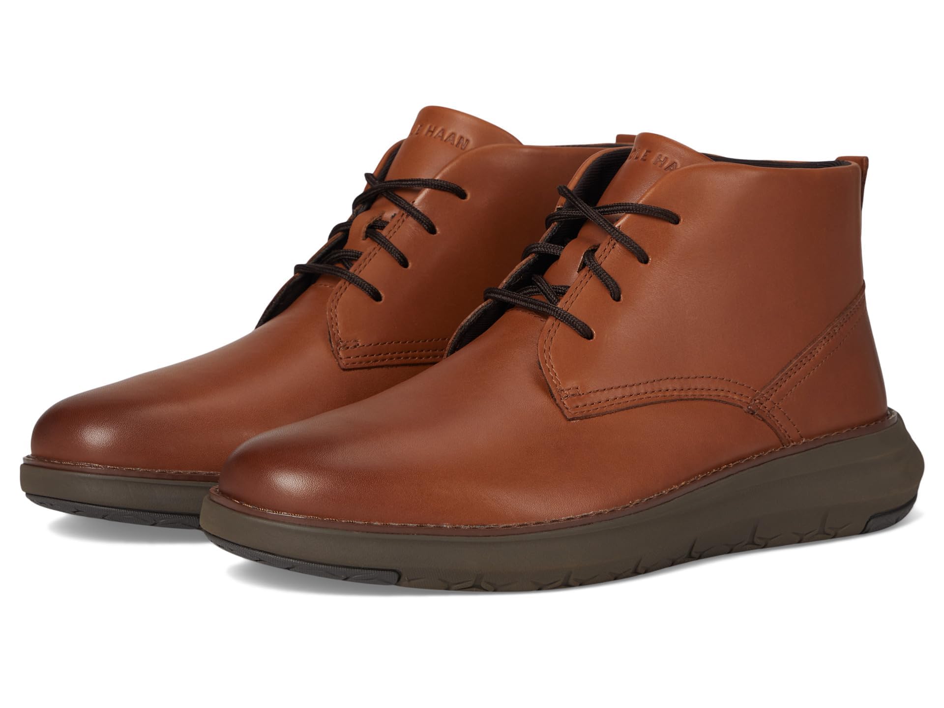 Cole Haan Men's Grand Remix Chukka Boot, British Tan/Java, 12 UK