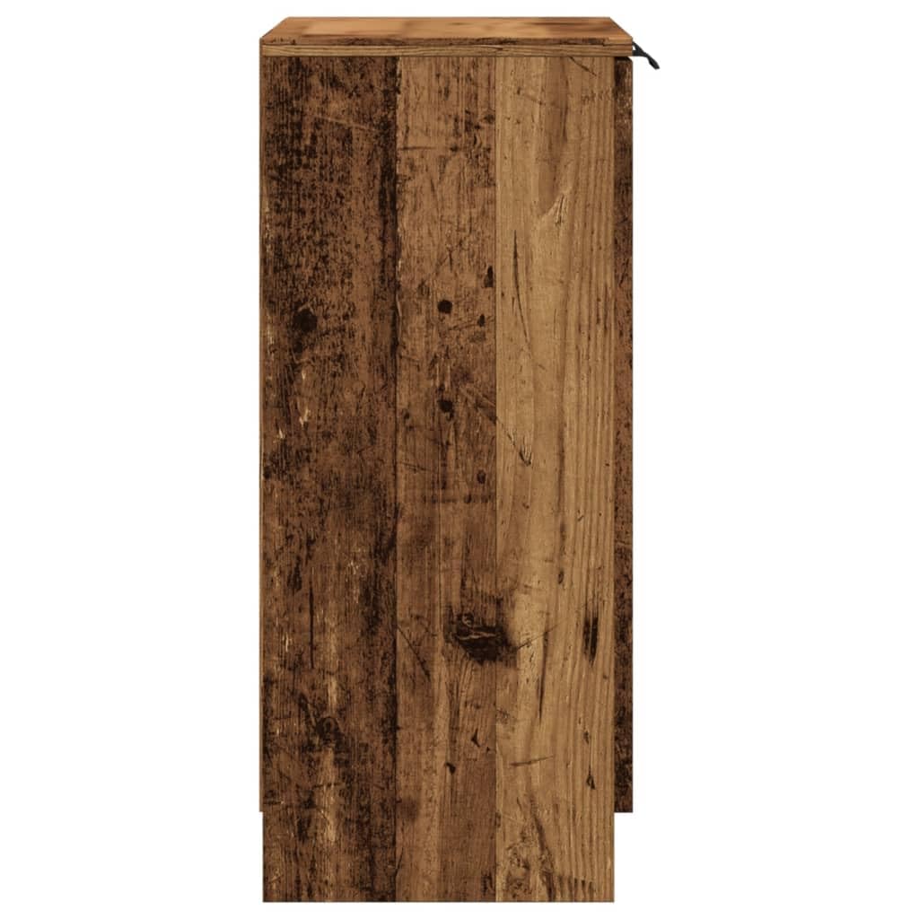 vidaXL Aparador de Madera de ingeniería Envejecida 60x30x70 cm