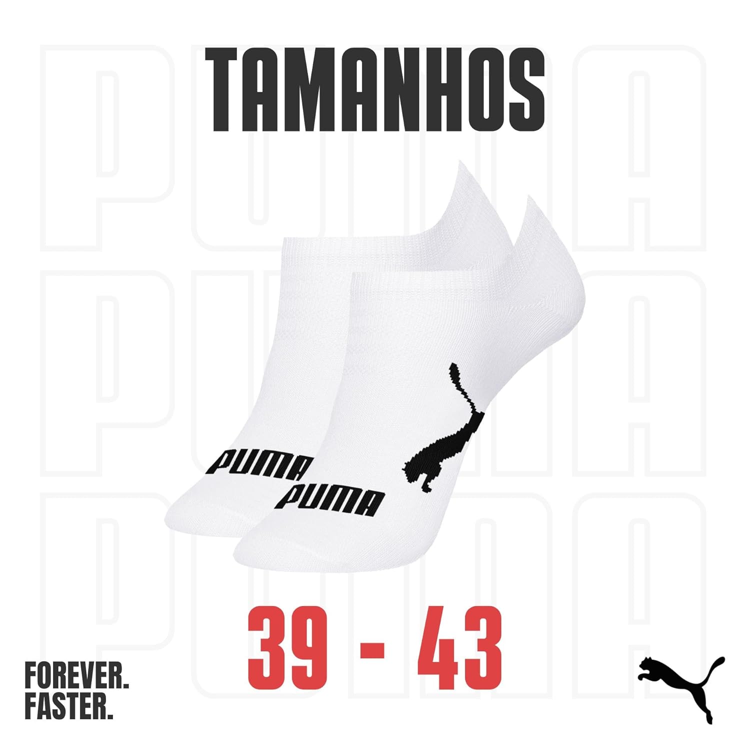 Kit 3 Pares Meia Puma Soquete Sapatilha Invisível Respirável Original em promoção! Veja a oferta e mais achadinhos de Moda íntima 6 Hoje é o melhor dia para comprar Kit 3 Pares Meia Puma Soquete Sapatilha Invisível Respirável Original com aquele preço maroto! Promoção! Aproveite a oferta! 6