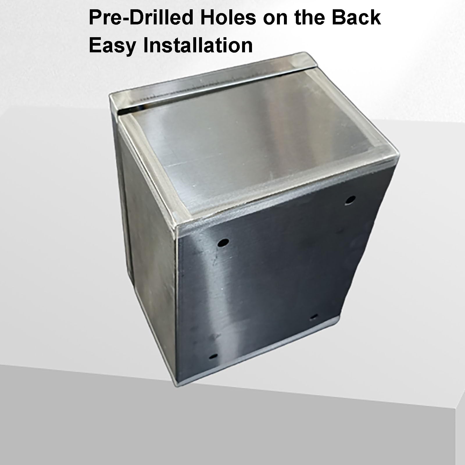 Caja Conexiones Exterior Pequeña, Caja Estanca Exterior Electrica con Cerradura y Placa de Montaje, Instalación en Superficie