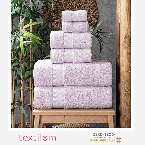 Textilom 100% Turkish Cotton 6 Pcs Bath Towel Set thumb #2
