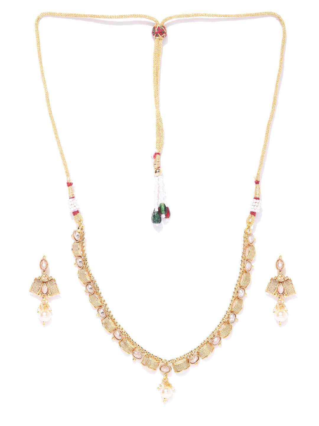 See full amazon price history chart for Priyaasi Traditional Jewellery Set for Women | Classic Design | Gold-Plated | Studded Pearl Drop Golden Jewellery Set for Women - Wedding, Puja Priyaasi Traditional Jewellery Set for Women | Classic Design | Gold-Plated | Studded Pearl Drop Golden Jewellery Set for Women - Wedding, Puja (B083BF2G35) Amazon Price History, Amazon Price Tracker
