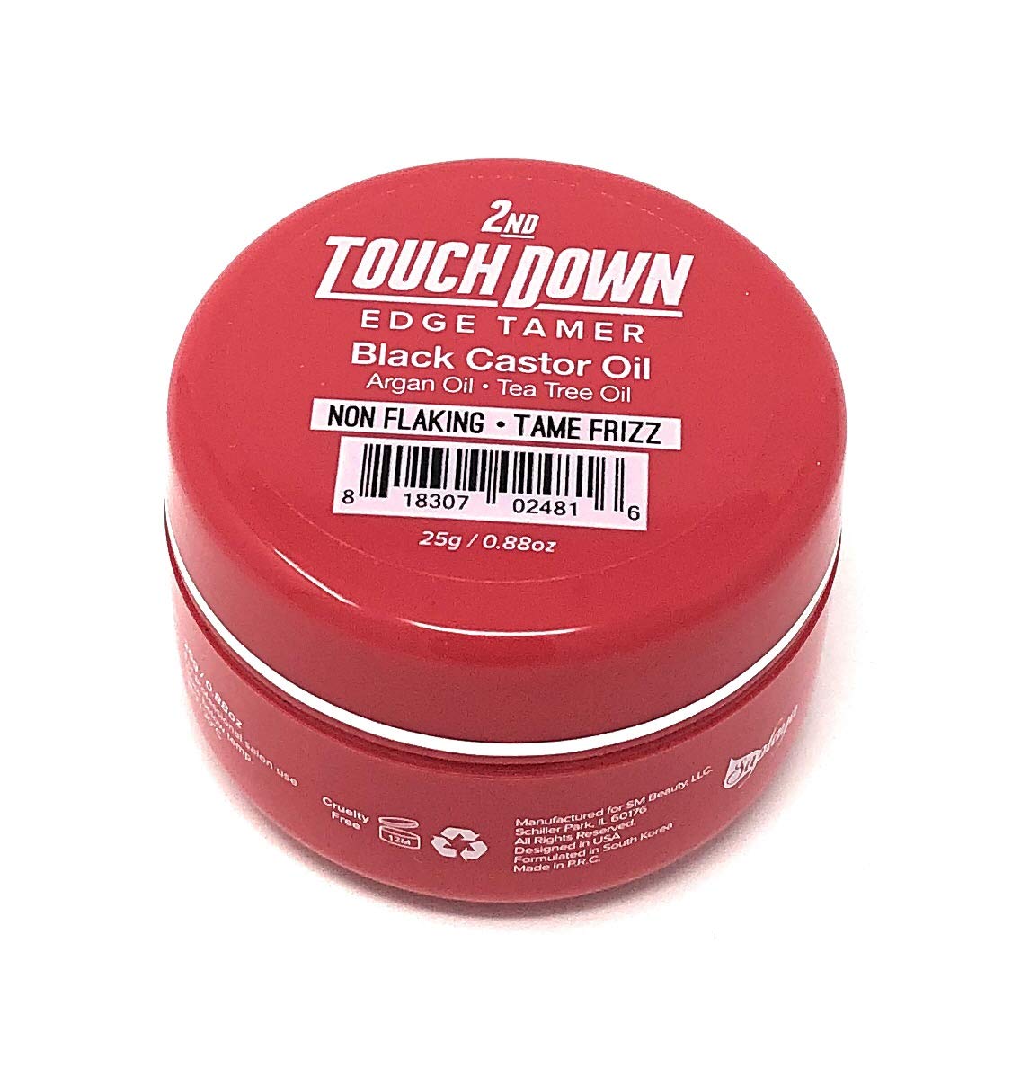 2nd Touch Down Edge Tamer (Black Castor Oil, 25g / .88oz