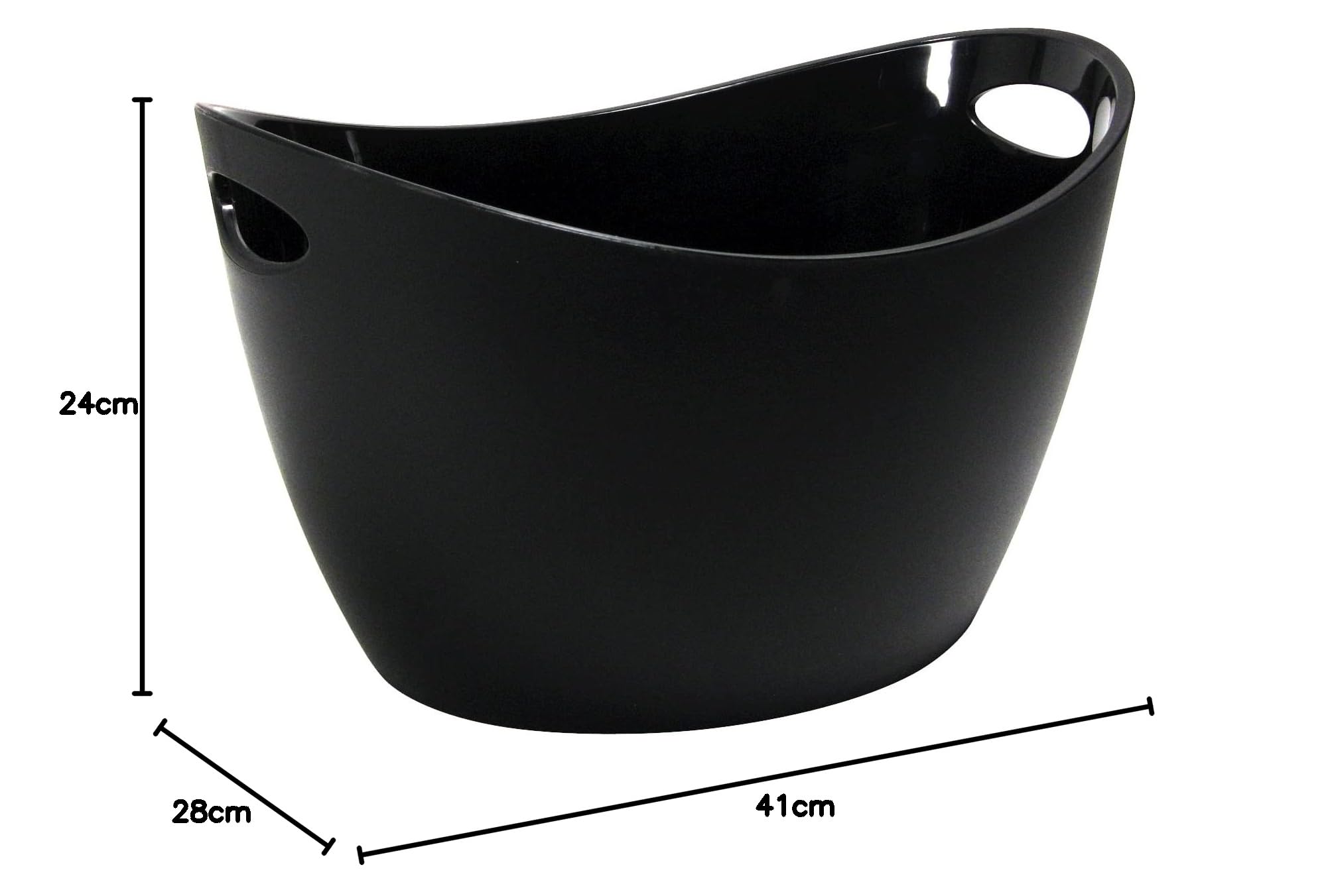 Home Spumantiera Igloo Acrilico Nero Utensili da Cucina