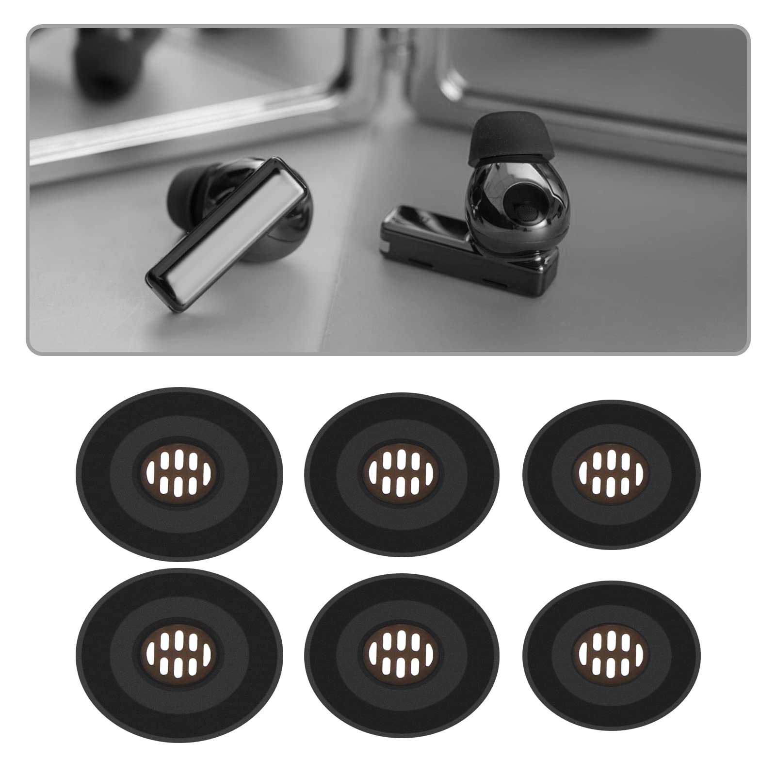｢カキ｣HUAWEI Freebuds3 シリコンケース イヤーピース Amazon.com: Micro Traders 3 Pairs Silicone Earbuds Ear Tips