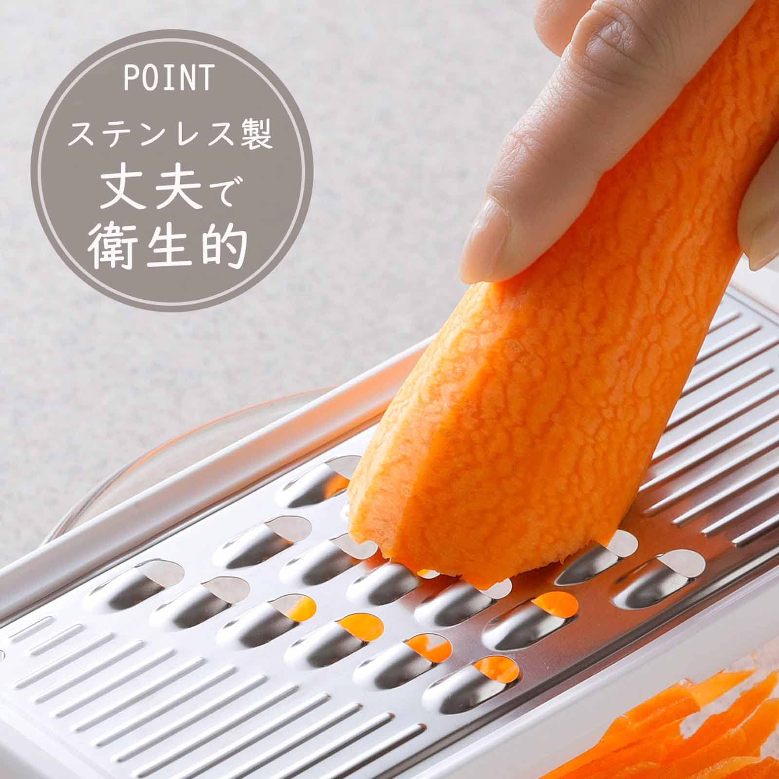 Amazon｜下村企販 日本製 スライサー 太千切り ステンレス しり