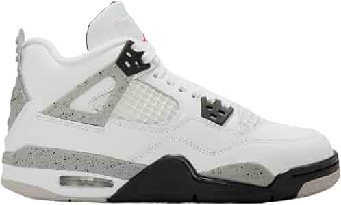 Amazon.com | JORDAN AIR JORDAN 4 RETRO WHITE CEMENT | Sneakers