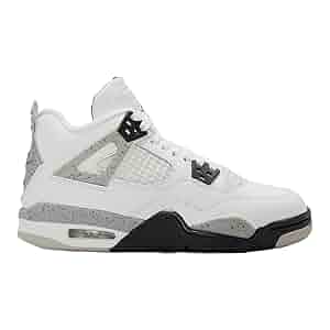 Amazon.com | Air Jordan 4 Retro White Cement Grade School