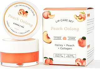 Juego de máscara de labios y exfoliante (melo...