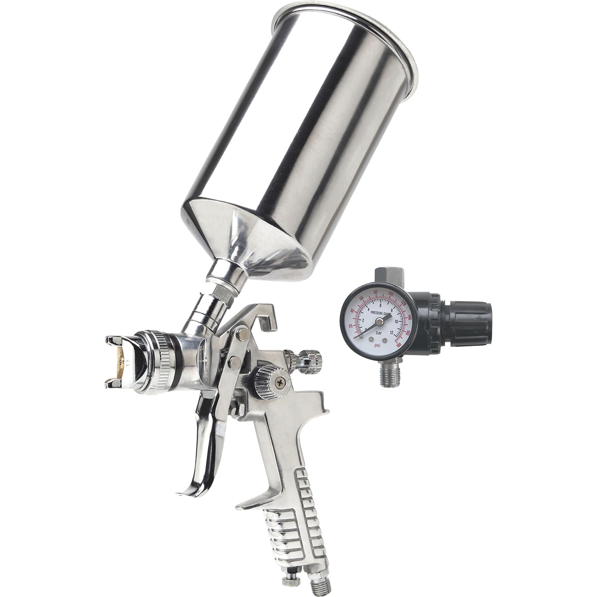 Vaper 19120 - Pistola pulverizadora de alimentación por gravedad HVLP (2 mm)