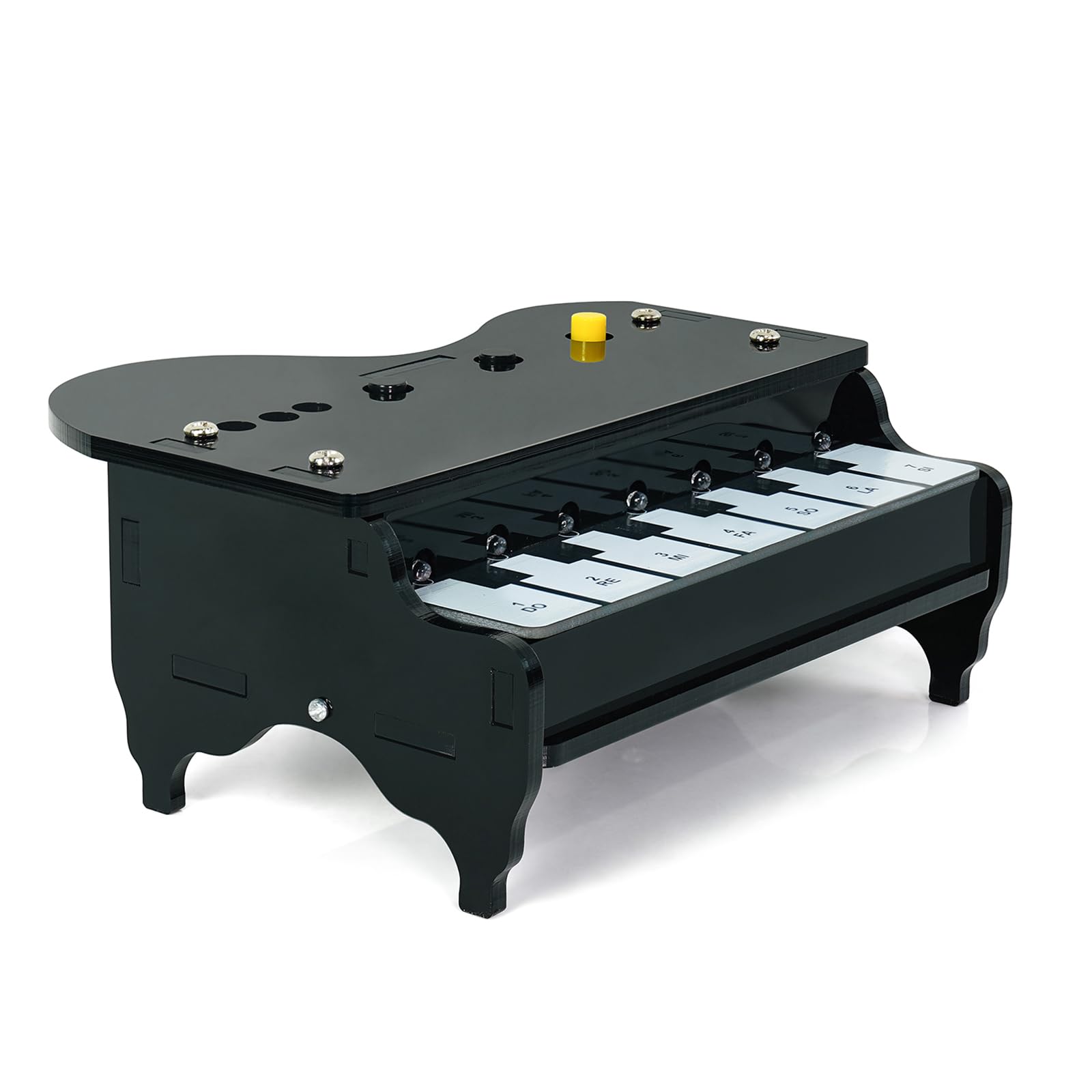 Piano electrónico de bricolaje con programación gráfica y altavoz USB para aprender 8