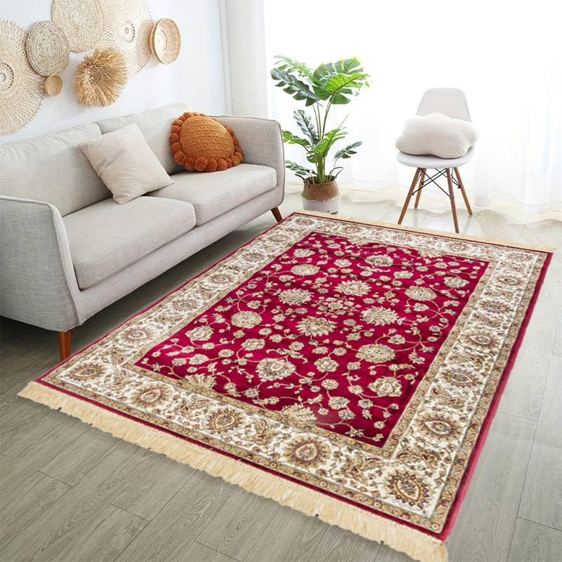 Confezioni Giuliana Tappeto arredo Stile Classico con Frange Rube...