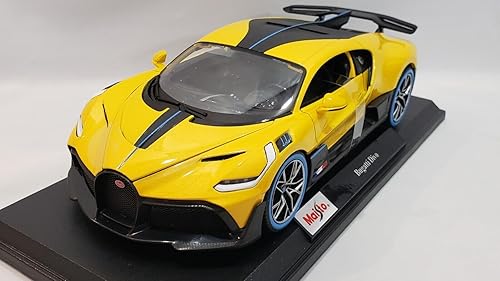 Bugatti Divo 118 Special Edition coche fundido a presión (amarillo)