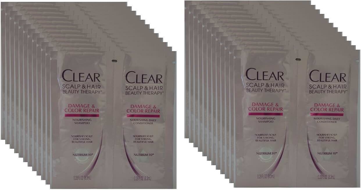 travel shampoo packets