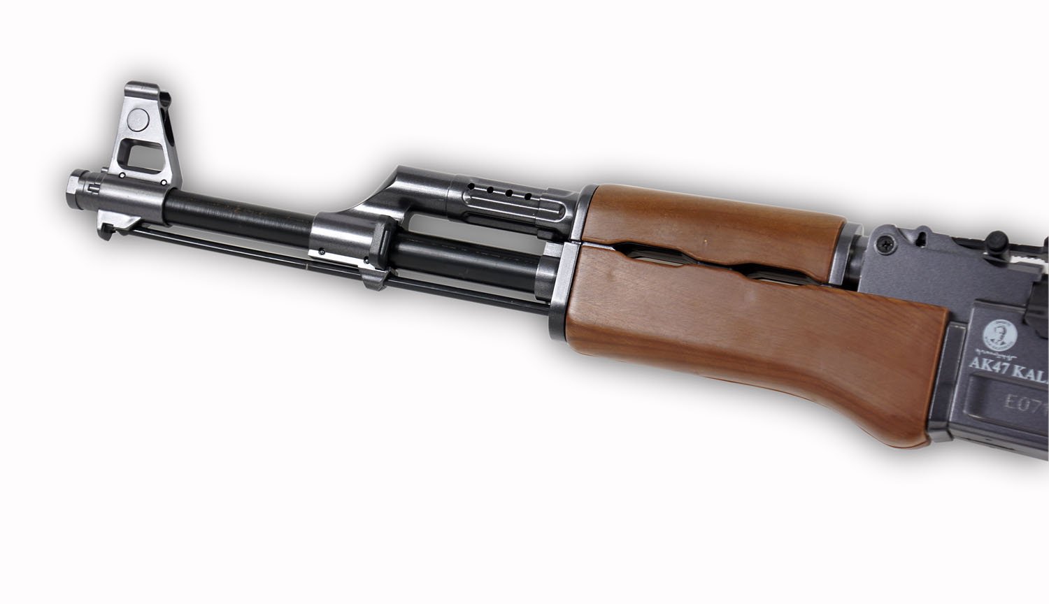 Softair Gewehr 202229 Kalashnikov AK 47 wood Kaliber 6 mm Federdruck < 0.5 Joule
