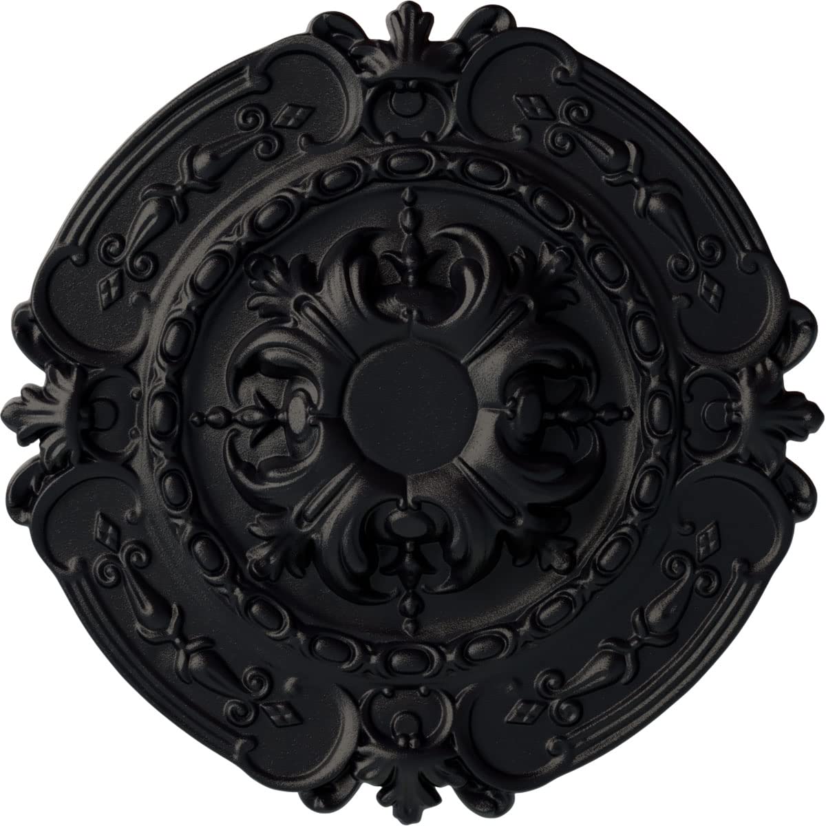 Ekena Millwork CM17SOSGSDecorative Ceiling Medallions Modeled After Original Historical Patterns &amp; Designs, Steel Gray