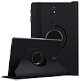 Case Compatible with Samsung Galaxy Tab A 10.5 (2018), EKVINOR 360 Degree Rotating PU Leather Protective Tablet Cover Case for Galaxy Tab A 10.5 inch 2018 Model (SM-T590/T595/T597) - Black