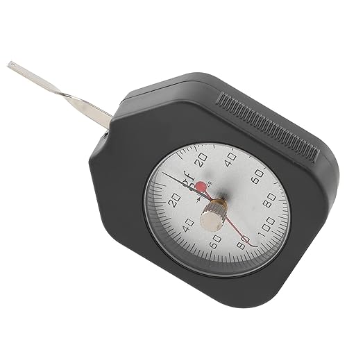 SEG1002 Medidor de tensión de esfera, medidor de fuerza de bolsillo, gramos, doble puntero, medidor de tensión de 3.53oz para instrumento de