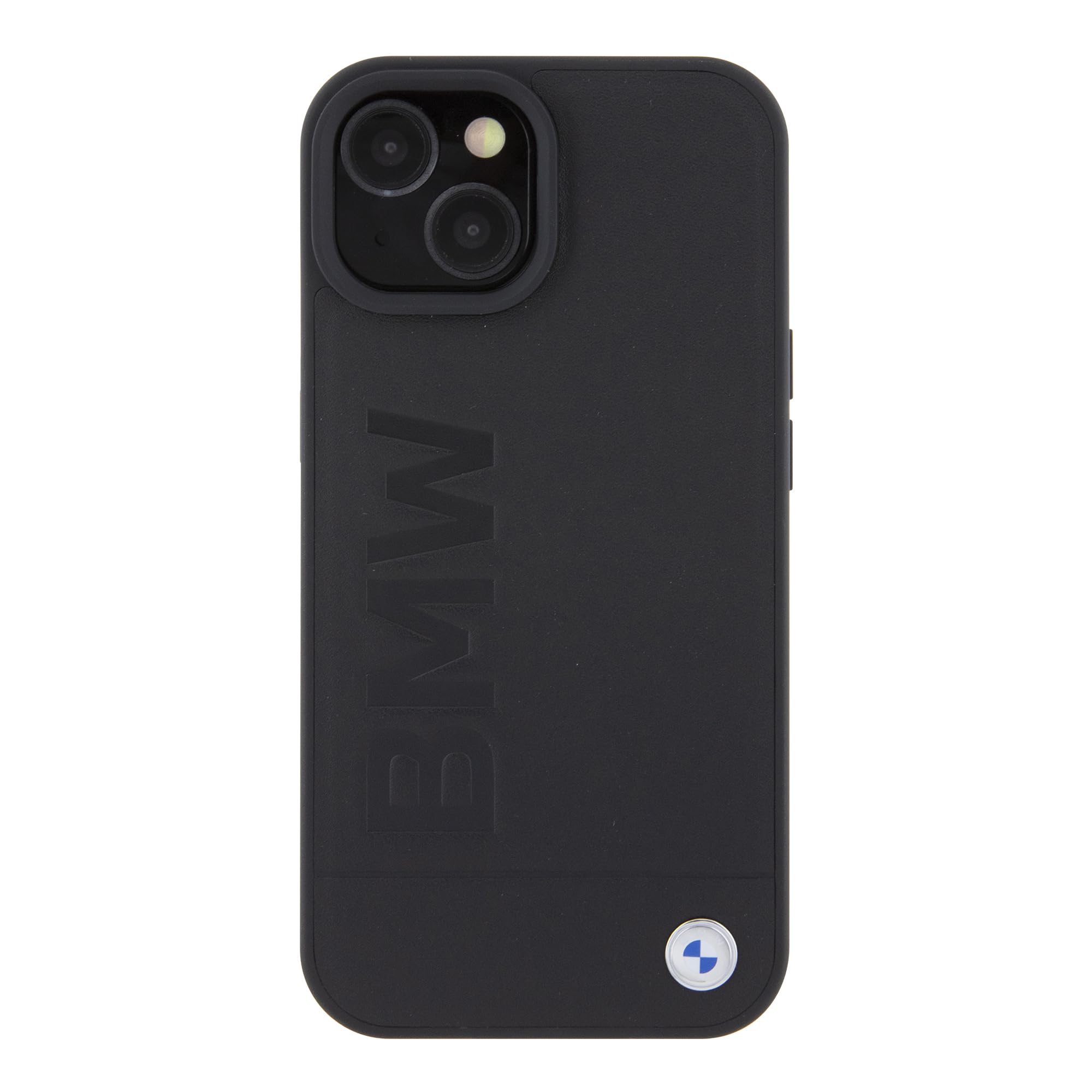 CG MOBILE BMW BMHMP15SSLLBK Coque pour iPhone 15 6,1" Noir Coque Rigide Signature Logo Impression