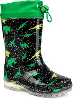 Kids Rain Boots, Waterproof Boots with Adjustable Drawstring | Waterproof rain boots with an adjustable drawstring, fun designs, and protection for puddle play and outdoor adventures.