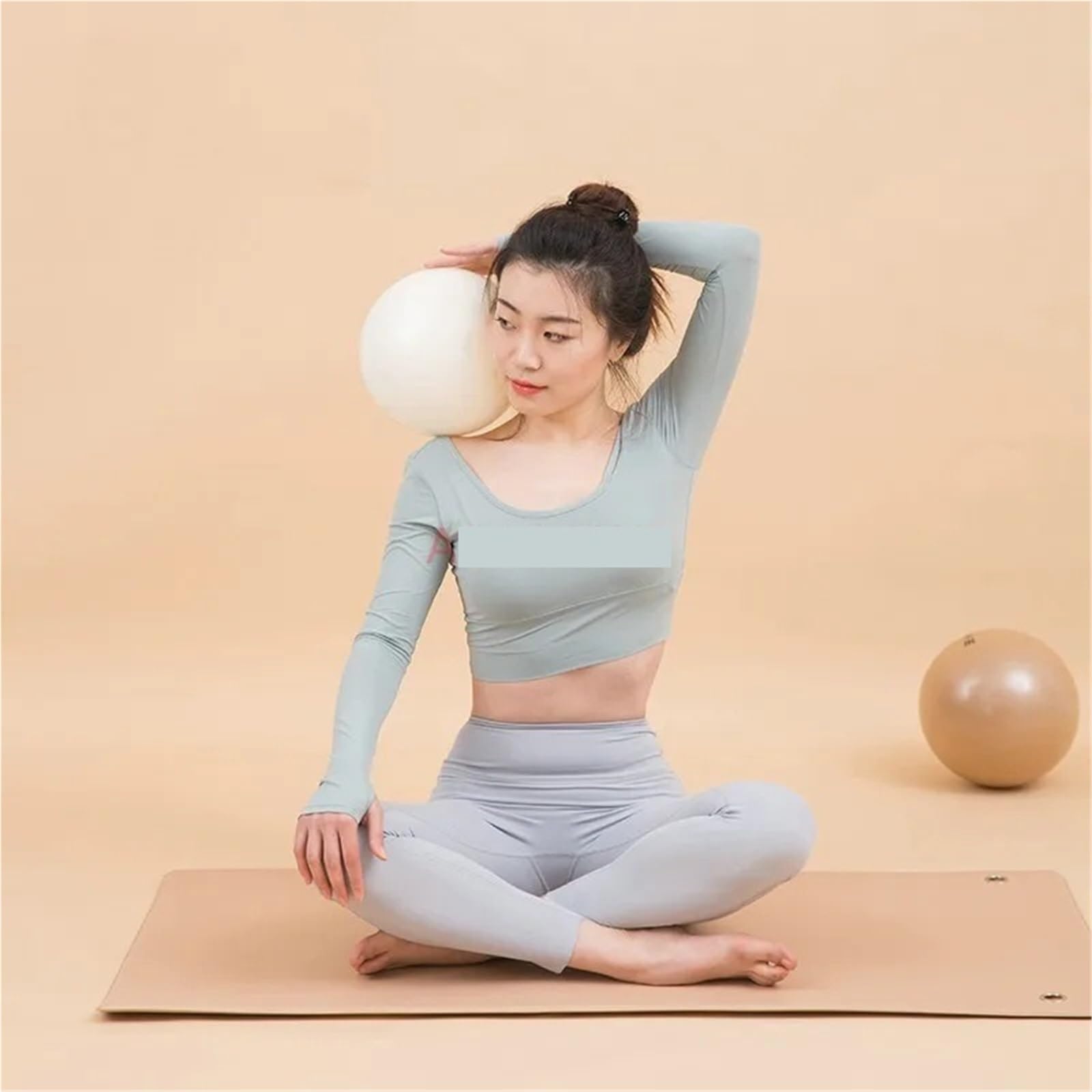 Pelota Ejercicio Pelotas de Ejercicio for Pilates, Pelota Yoga Gruesa a Prueba explosiones, for Hacer, 1 ud