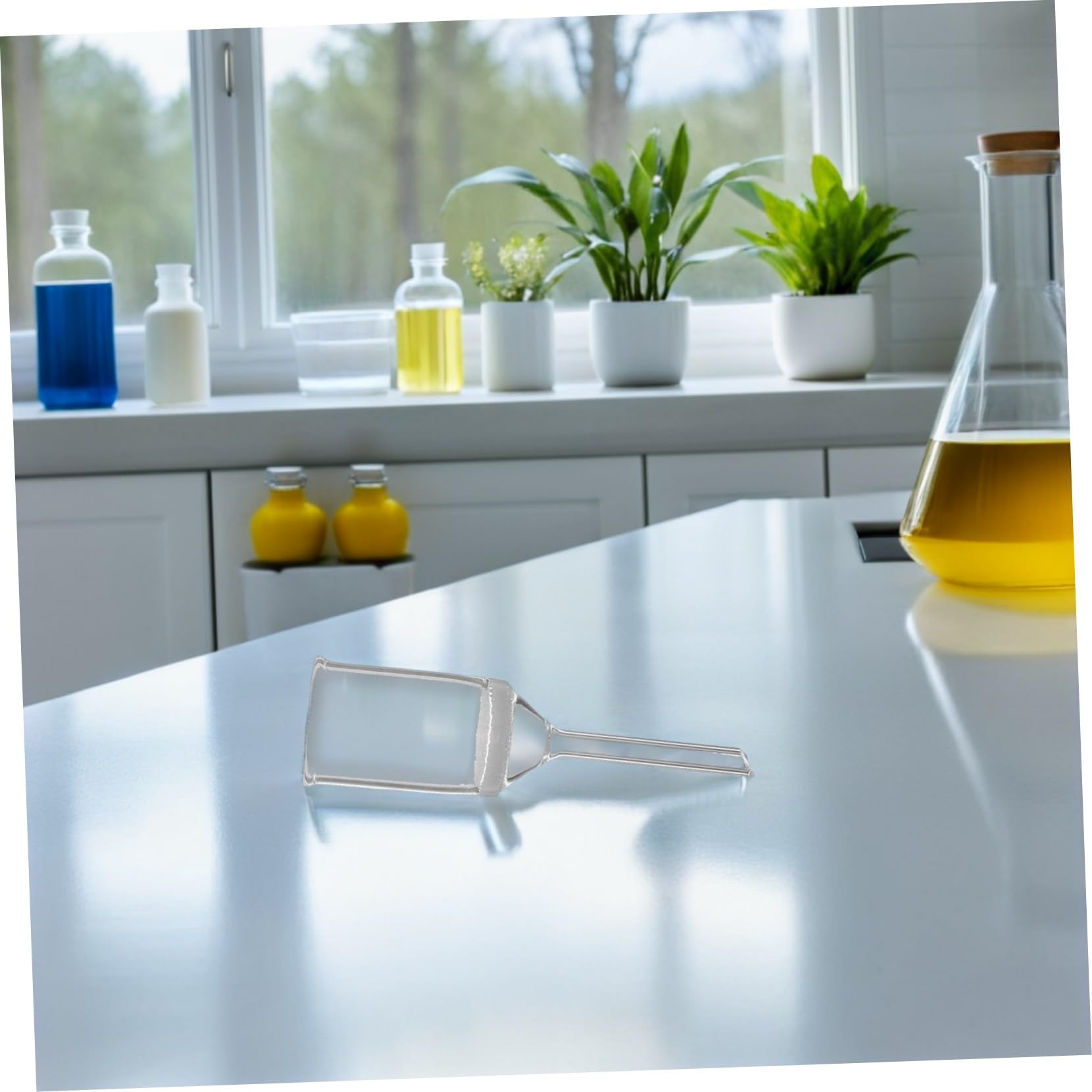 PRETYZOOM 4 Pezzi Imbuto in Vetro Buchner per Laboratorio Resistente ad Alte Temperature Imbuto Filtrante per Separazione Solido Strumento Vetro Laboratorio Chimico