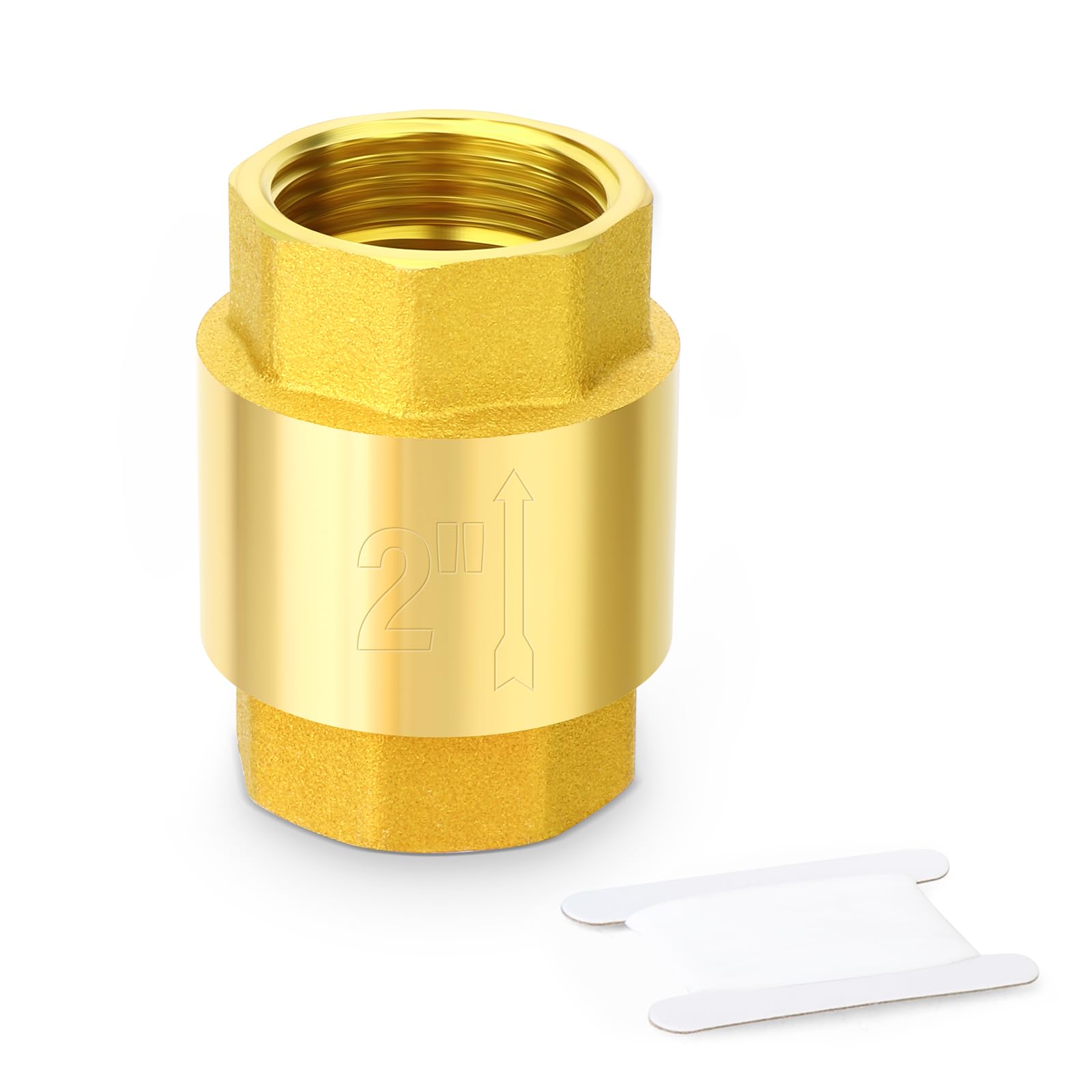TAILONZ PNEUMATIC 1 PCS Clapet anti-retour en laiton 2" filetage femelle, prévention du refoulement, clapets anti-retour unidirectionnels