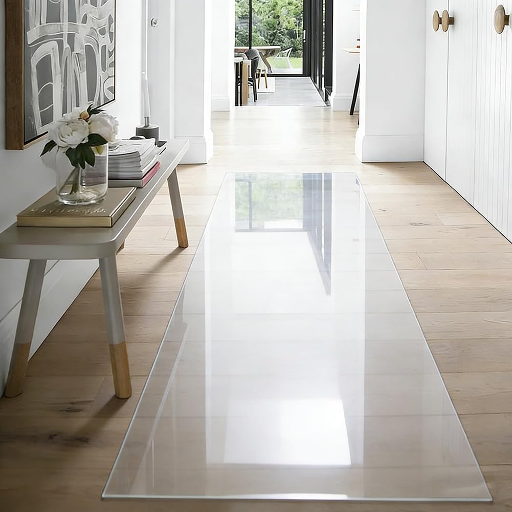 Tapis de protection transparent anti-rayures pour préserver vos parquets