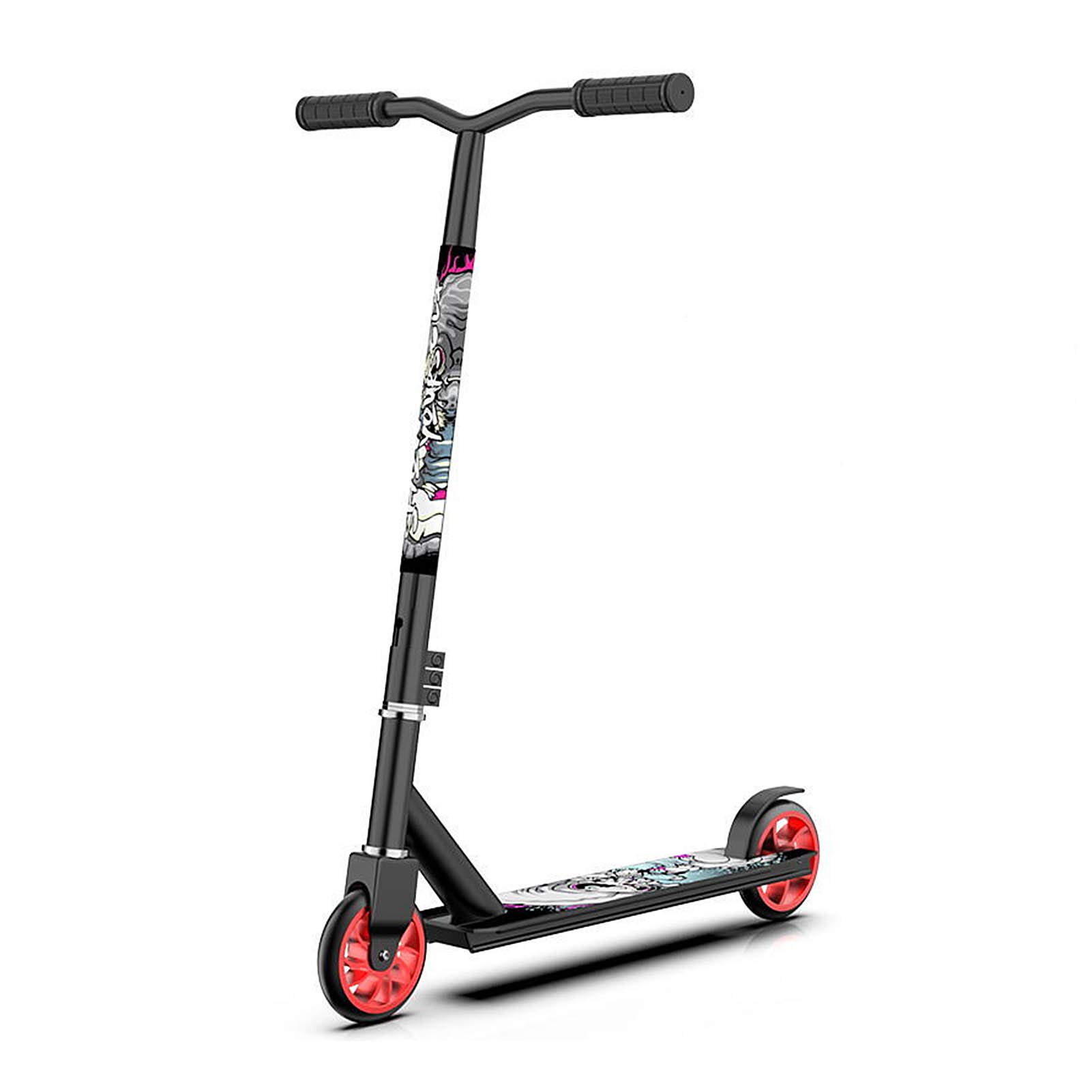 Trottinette pour enfants de 7 ans et plus parfait cadeau de sport noir