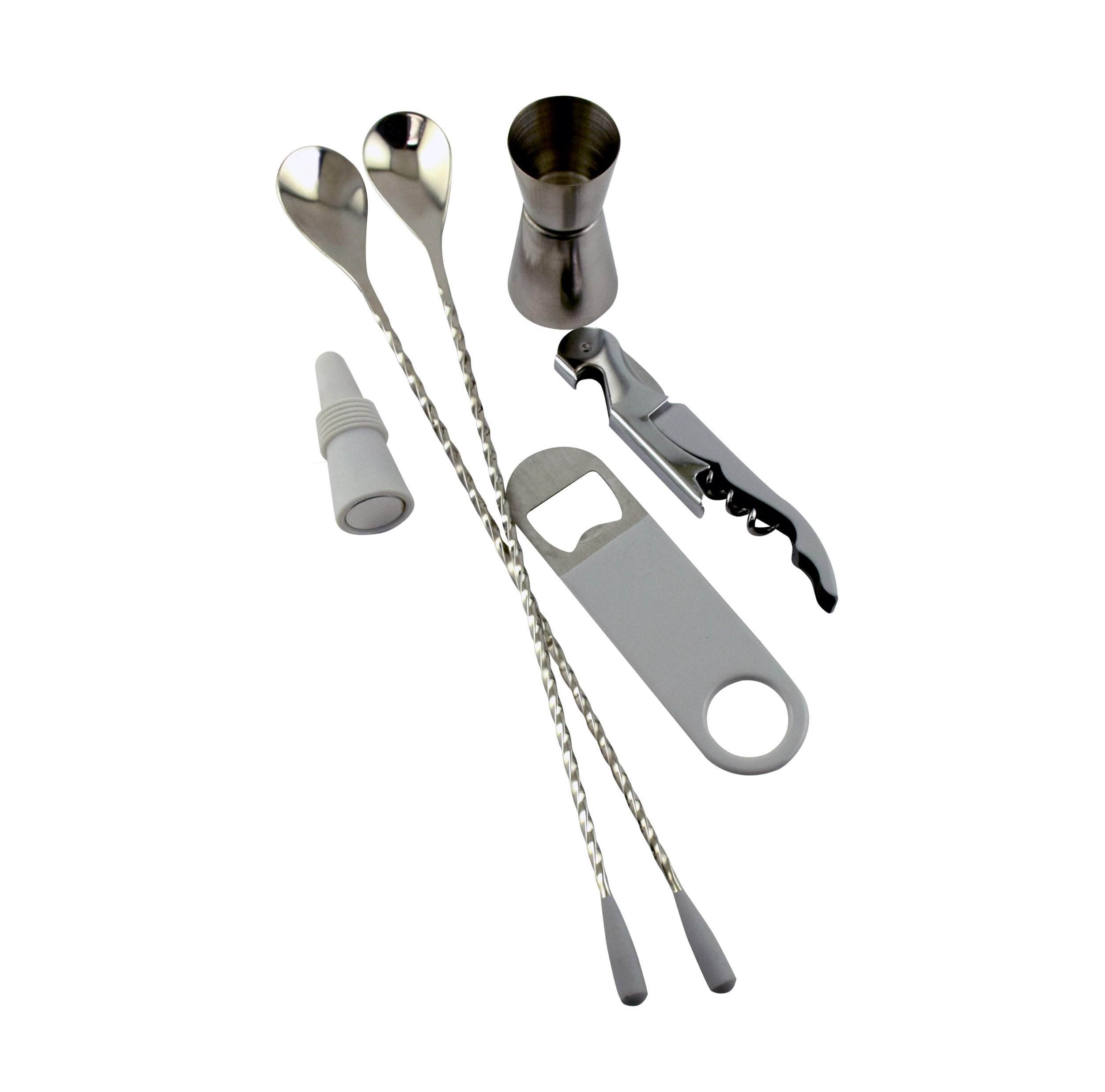 GSDVP04 Barware Set, 8-Piece, Gray