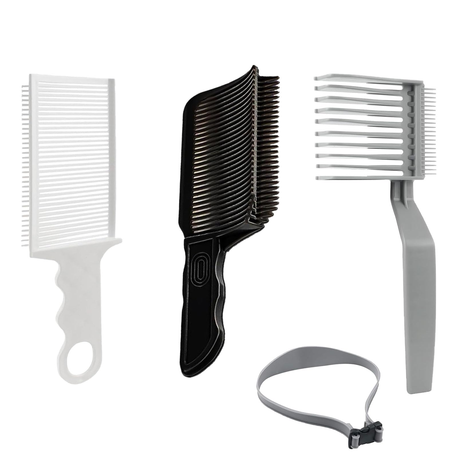 Paquet de 4 peignes de coupe de cheveux, ensemble de peignes de coupe de cheveux, modèle de coupe de cheveux, outils de coupe de cheveux réglables, outils de coupe de cheveux professionnels pour cheve