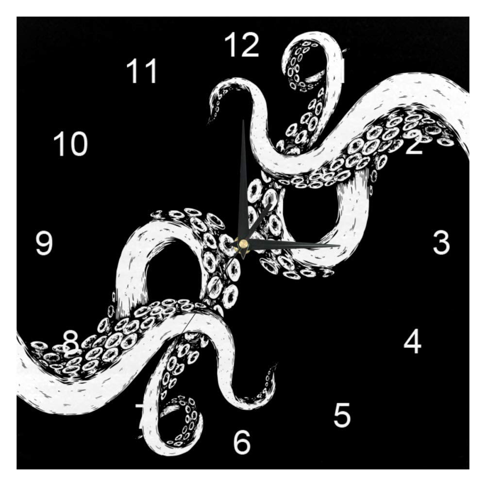 Horloge numérique silencieuse carrée à piles facile à installer