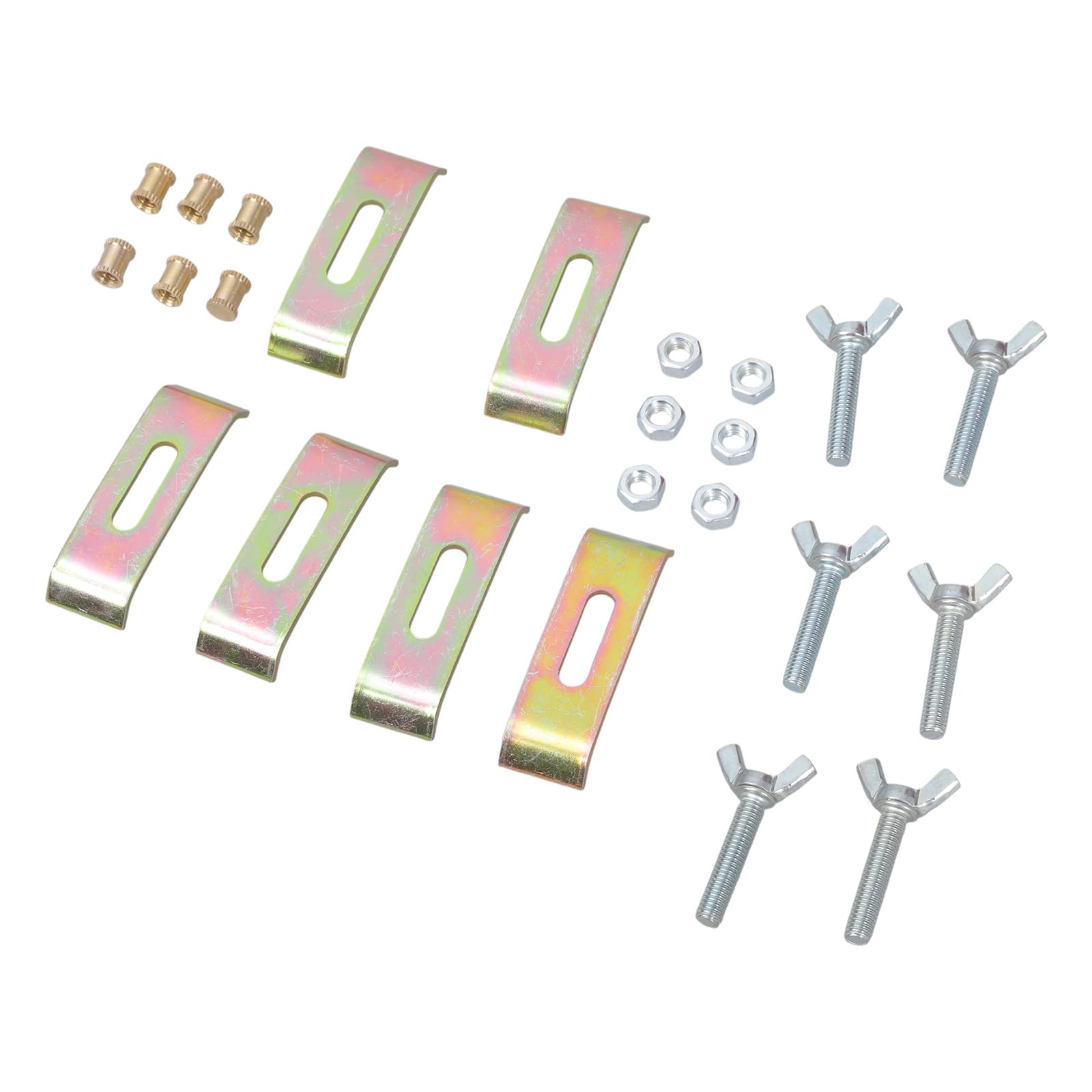 6 Set Sink Clip for Undermount Sinks Stable Easy to Use Sink Mounting Brackets Set for Kitchen & Bathroom Heavy Duty Clip