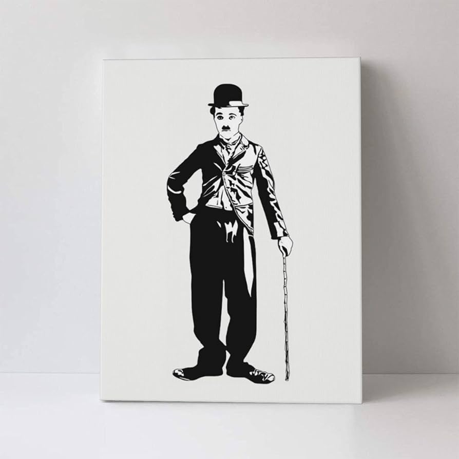 チャップリンポスター Amazon｜チャップリン Charlie Chaplin絵画風 壁紙ポスター 自己