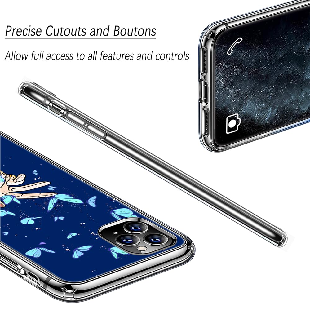 JEZSTHAI Cover Compatibile con Xiaomi Mi Mix 2 Custodia Trasparente in Silicone Antigraffio Con Design Grafico,Cover Protettiva in TPU Morbida Antiurto e Sottile,C06