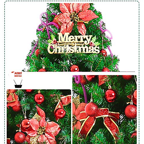 Dulplay Spruce Premium Artificial Christmas Tree, Led Lights &Metal Stand Xmas Decorated Trees Optical Fiber Unlit For Holiday Indoor -B 5Ft(150Cm) #TOP3