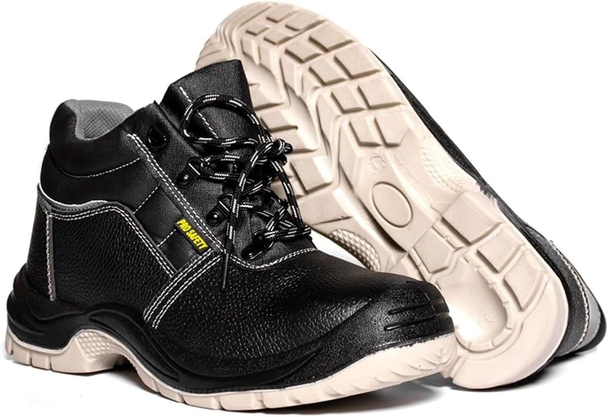 Prosafety Genuine Leather Safety Shoes, Available in Various Sizes. 2026