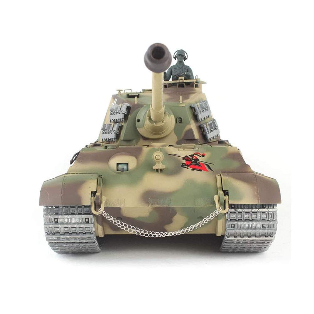Amazon | ラジコン 戦車 ドイツのタイガーキングヘンシェル重戦車2.4
