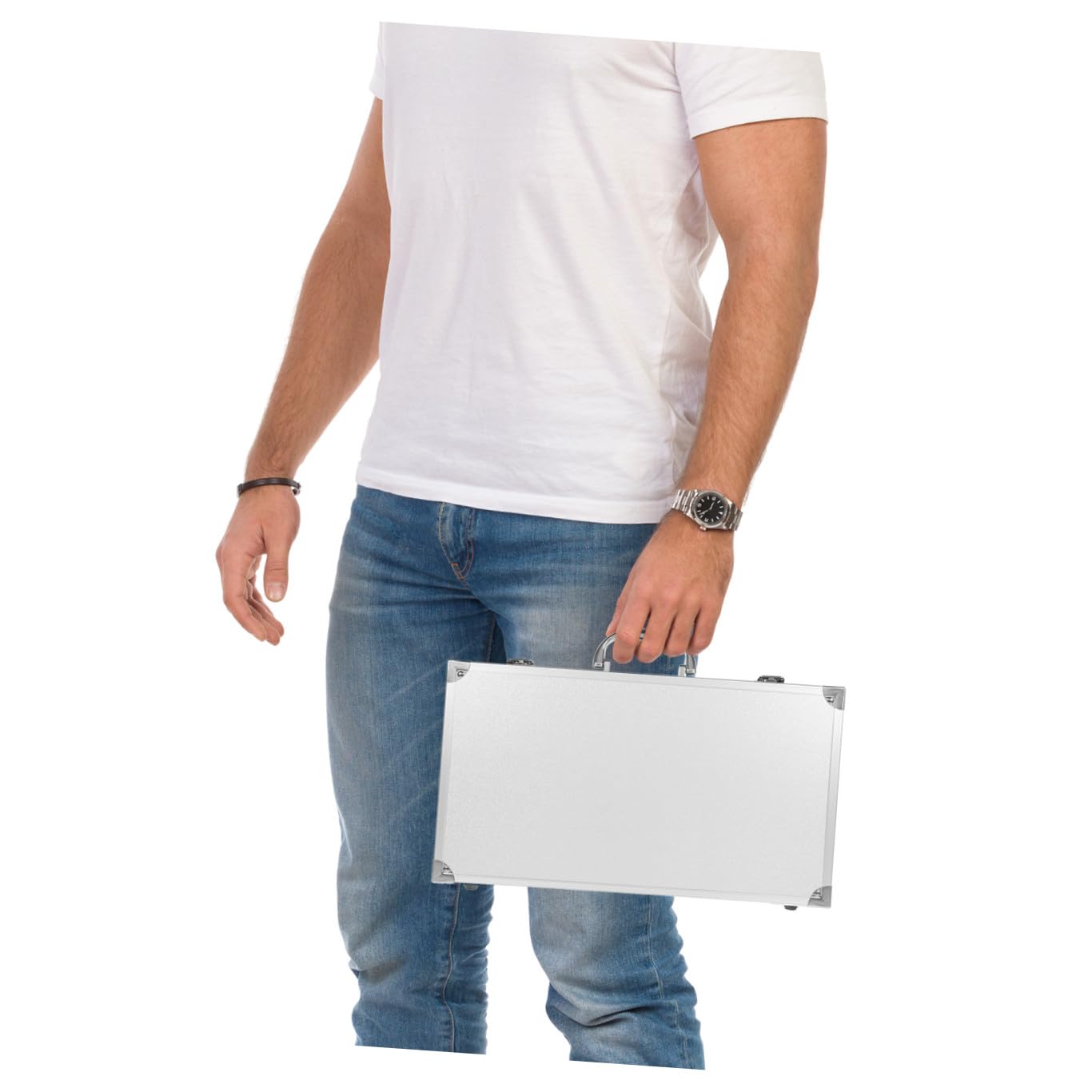 Mikikit Caja De Instrumento De Aluminio Estuche Médico Portátil Botiquín De Primeros Auxilios