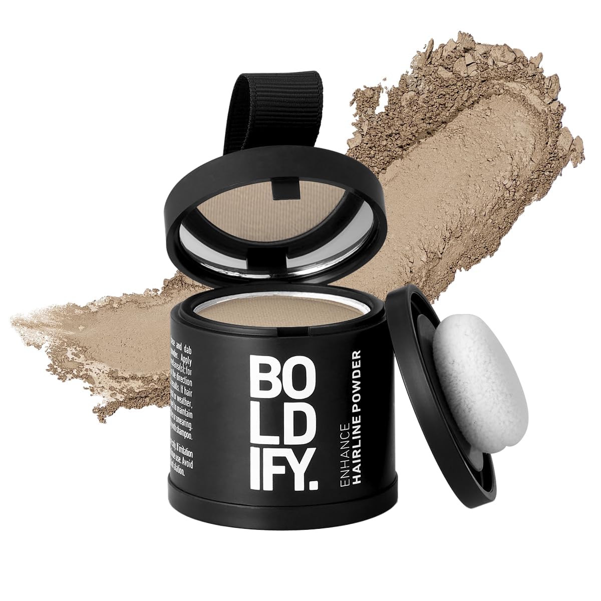 BOLDIFY Hairline Powder (LARGE, 10g), Root Touch Up Hair Color for Gray Coverage