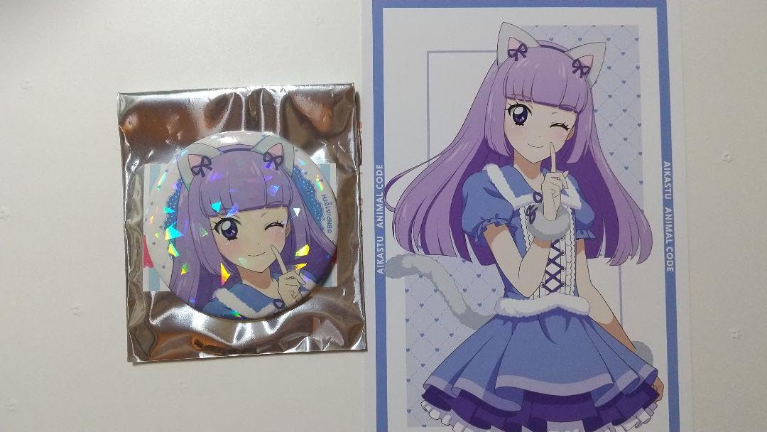 アイカツ 氷上スミレ 缶バッジ ポストカード Amazon.co.jp: アイカツ 氷上スミレ アニマルコーデ 缶バッジ ポスト