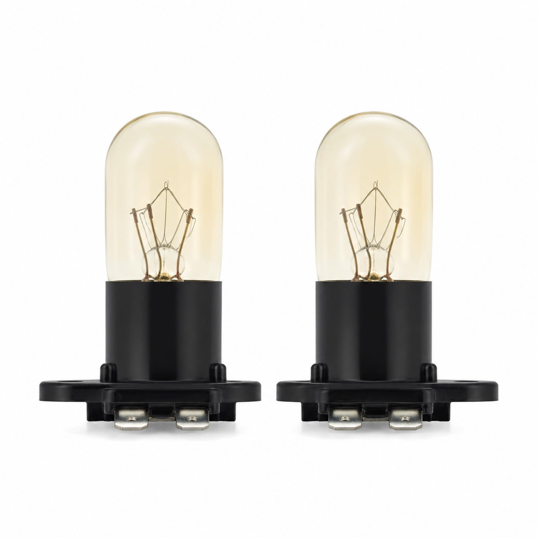 2er-Pack Mikrowellenlampen, 2A, 250V, 20W, kompatibel mit verschiedenen Modellen