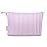 Narwey Small Striped Makeup Bag for Purse Travel Makeup Pouch Cosmetic Bag Zipper Pouch Bags for Women (Purple Stripe)