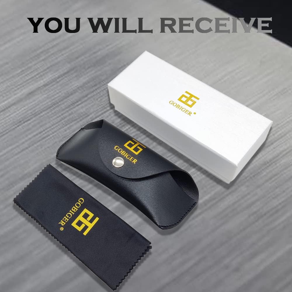 Aviator Sunglasses for Men 100% UV Protection Goggle Alloy Frame with Case - Image 6