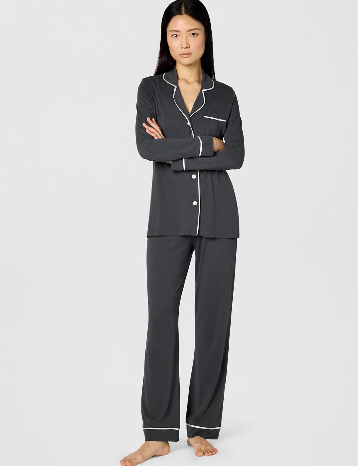 Cosabella Women's Bella Long Sleeve Top & Pant PJ Set - Image 2